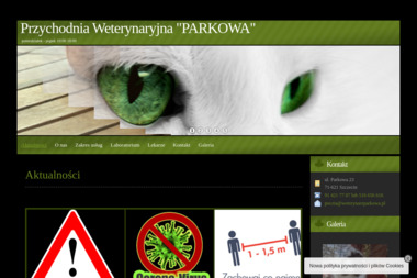 Przychodnia Weterynaryjna "PARKOWA" - Gabinet Weterynaryjny Szczecin