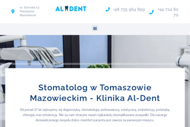 Al-Dent Klinika Stomatologiczna - Badania Ginekologiczne Tomaszów Mazowiecki