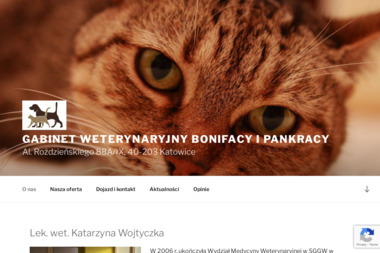 Gabinet Weterynaryjny Bonifacy i Pankracy - Weterynarz Katowice