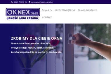 OKNEX GMG - Odpowiedni Producent Okien PCV w Łukowie