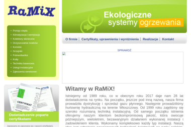 P.P.H.U.Ramix - Klimatyzatory Tomaszów Mazowiecki