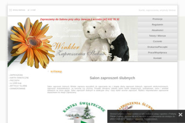 SALON ZAPROSZEŃ ŚLUBNYCH - Wizytówki Łódź