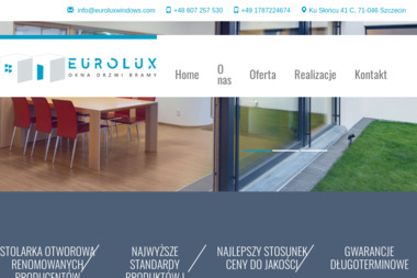 Eurolux Sp. z o.o. - Znakomite Drzwi Zewnętrzne z Montażem w Szczecinie