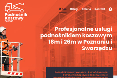Usługi podnośnikiem koszowym - Wypożyczalnia sprzętu budowlanego Garby