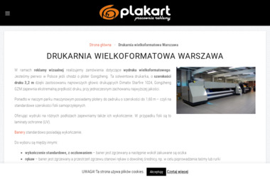Druk wielkoformatowy Warszawa - Plakart - Projekty Papierów Firmowych Warszawa