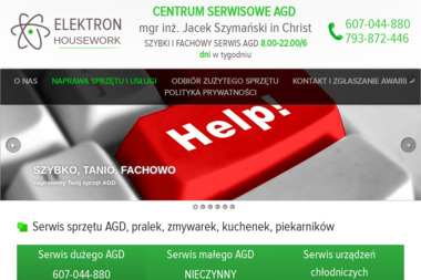 Komp & AGD Serwis 24h Tychy "Elektron Housework" Anna Szymańska - Naprawa odkurzaczy Tychy