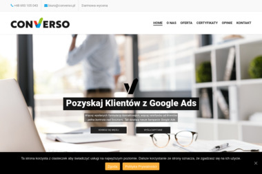 Converso Oliwier Matyla - Reklama internetowa Poznań