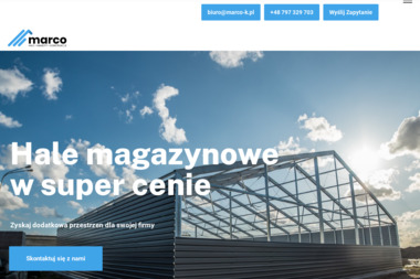 Marco Sp. z o.o. - Magazyny do wynajęcia Baranówko