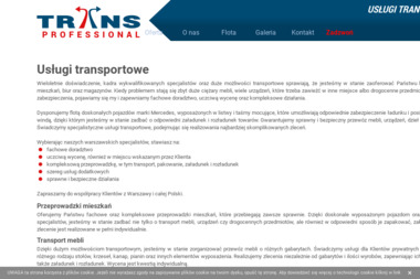 Trans Professional - Transport Chłodniczy Warszawa
