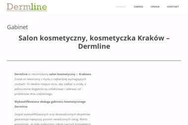 Kosmetyczka Kraków - Dermline - Zabiegi na ciało Kraków