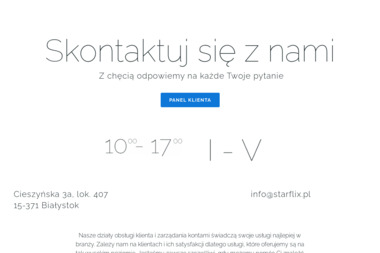 Starflix Warsaw Sp. z o.o - Firma Informatyczna Białystok