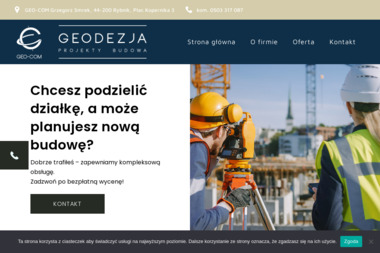 Geo-Com Grzegorz Smrek - Tanie Usługi Geodezyjne Rybnik