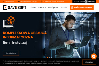 Firma Informatyczna SaveSoft Łukasz Polak - Rewelacyjny Monitoring Wadowice