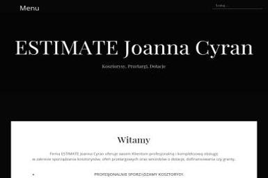 ESTIMATE Joanna Cyran - Operat Szacunkowy Pszów