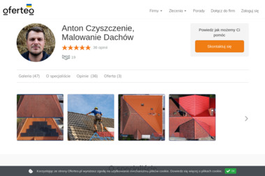 Anton Czyszczenie, Malowanie Dachów - Pierwszorzędne Konstrukcje Dachowe Drewniane Szczecin