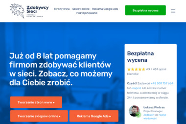 Zdobywcy Sieci - Usługi Graficzne Warszawa