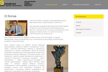 Biuro Inżynierskie JS Construct mgr inż. Jan Spychała - Kierownik budowy Ruda Śląska