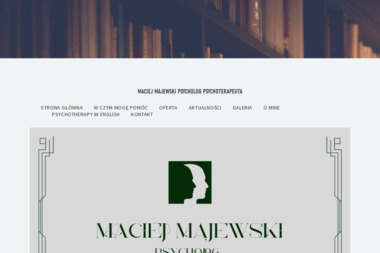 Maciej Majewski Psycholog Psychoterapeuta - Przychodnie Gostynin