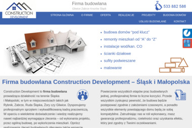 CONSTRUCTION DEVELOPMENT Patryk Malinowski - Wiarygodna Firma Budująca Domy Ruda Śląska
