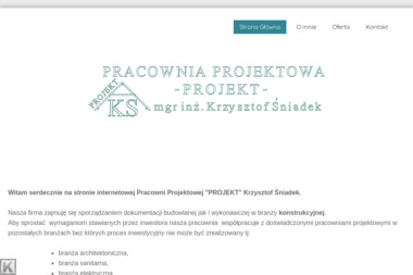 Pracownia Projektowa "PROJEKT" Krzysztof Śniadek - Firma Architektoniczna Szczecin
