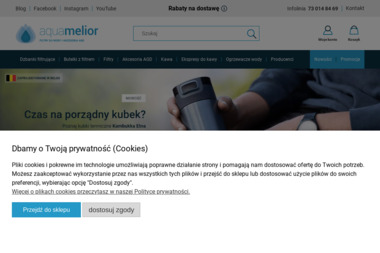 Aquamelior.pl - Projekty Sklepu Internetowego Zabrze