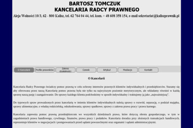 Kancelaria Radcy Prawnego Bartosz Tomczuk - Kancelaria Adwokacka Kalisz