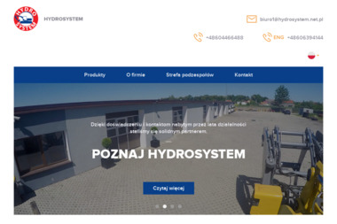 Zakład Hydrauliki Siłowej Hydrosystem Doroszko Kazimierz - Maszyny budowlane Kostrzyn nad Odrą