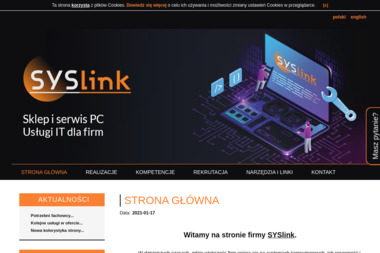 SYSLINK - Wirtualne Centrale Voip Tuszyn