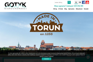 Gotyk Nieruchomości Toruń - Sprzedaż Nieruchomości Toruń
