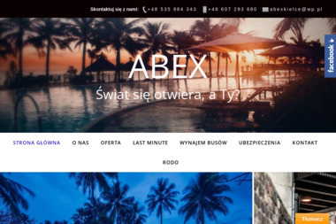 Biuro Turystyczne ABEX - Oferty Wczasów Kielce
