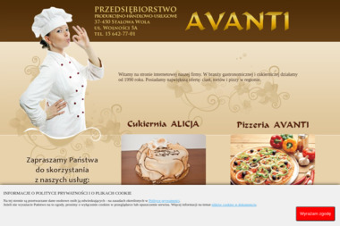 PPHU Avanti. Cukiernia, pizza - Firma Gastronomiczna Stalowa Wola