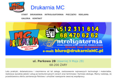 Drukarnia MC Mirosław Ciwoniuk - Banery Reklamowe Żary