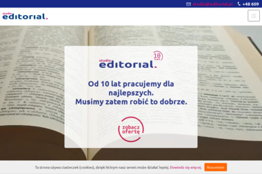 Studio Editorial. Korekta tekstów, redagowanie - Oprawianie Dokumentów Kraków
