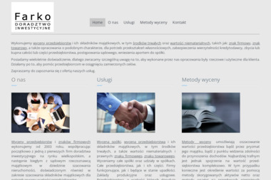 Farko Rafał Kosiński. Wycena Przedsiębiorstw - Sprzedaż Firmy Skórzewo