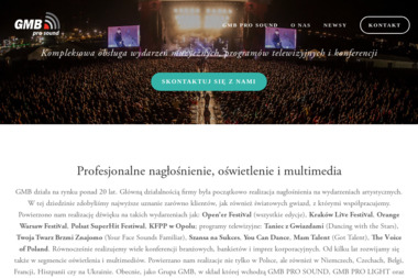 Gmb Pro Sound Sp. z o.o. - Wypożyczalnia Oświetlenia Warszawa