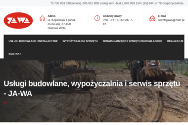 F.H.U JA-WA Wacław Jaworski - remonty, wypożyczalnia narzędzi i sprzętu budowlanego - Sprzedaż Zagęszczarek Stalowa Wola