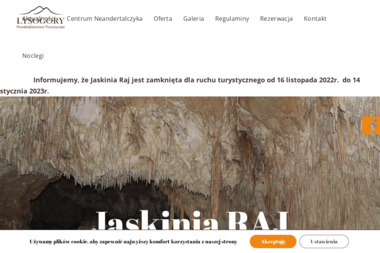 Jaskinia Raj - Oferta Wakacyjna Chęciny
