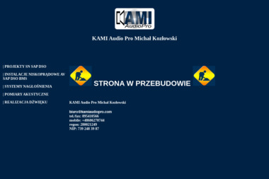 Kami Audio Pro Michał Kozłowski - Studio Nagrań Olsztyn