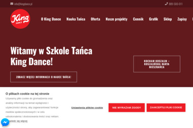 SZKOŁA TAŃCA KING DANCE - Lekcje Tańca KOSZALIN