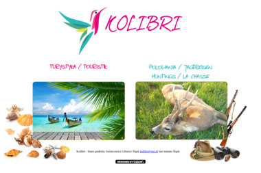 Kolibri Touristik&Jagdreisen. Biuro podróży i polowań - Oferty Wczasów Knurów
