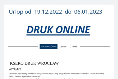 kserodruk - Drukarnia Ostrów Wielkopolski