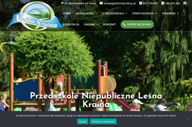 Niepubliczne Przedszkole Leśna Kraina - Przedszkole Warszawa
