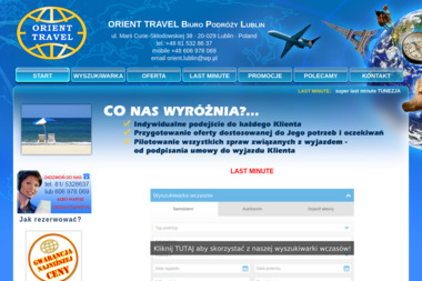 Biuro Podróży Orient Travel - Oferty Podróży Lublin