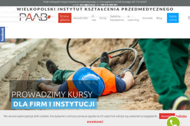Paab Wielkopolski Instytut Kształcenia Przedmedycznego - Kurs pierwszej pomocy Swarzędz
