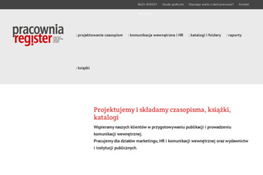 Agata Gruszczyńska Pracownia Register - Usługi Poligraficzne Kraków