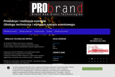PRObrand Sp. z o.o. - Nagłośnienie, oświetlenie Warszawa