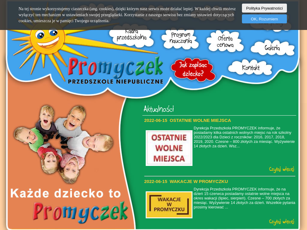 Przedszkole Niepubliczne Promyczek - Przedszkole Językowe Bielsko-Biała