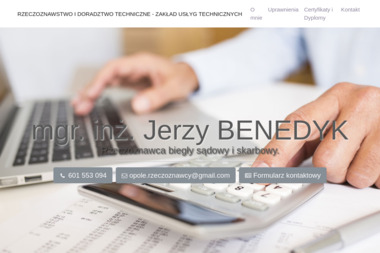 Rzeczoznawstwo i doradztwo techniczne. Zakład Usług Technicznych Mgr Inż Benedyk Jerzy - Dokumentacja Techniczna Opole