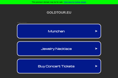 Biuro podróży Gold Tour - Oferty Wycieczek Prudnik