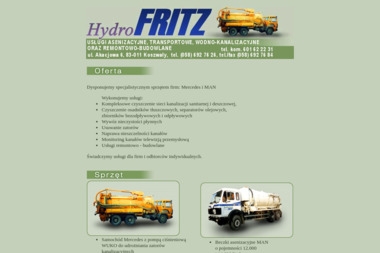 Hydro-Fritz - Wynajem Kontenerów Na Odpady Koszwały